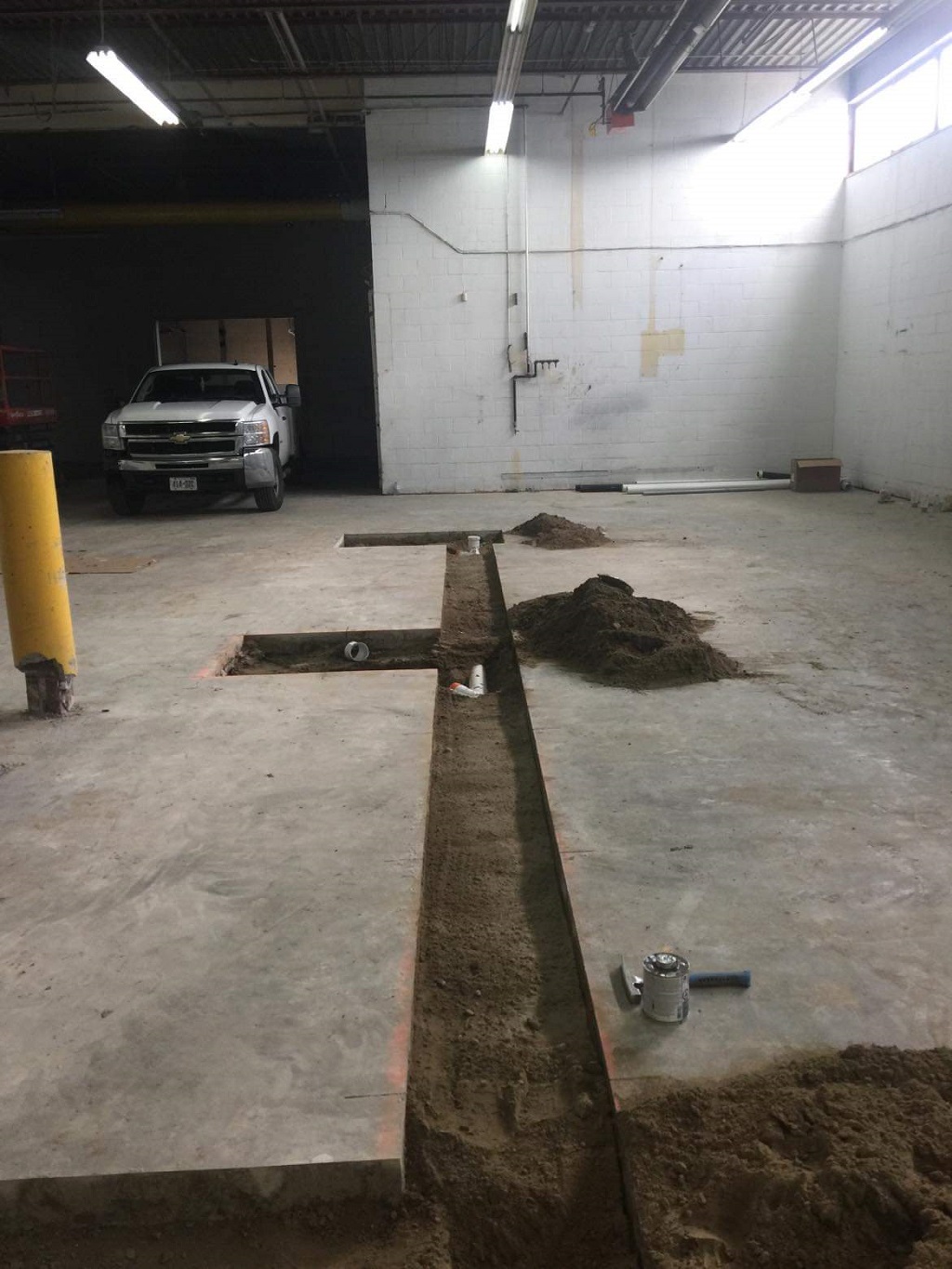 Commercial Drain Installation 7