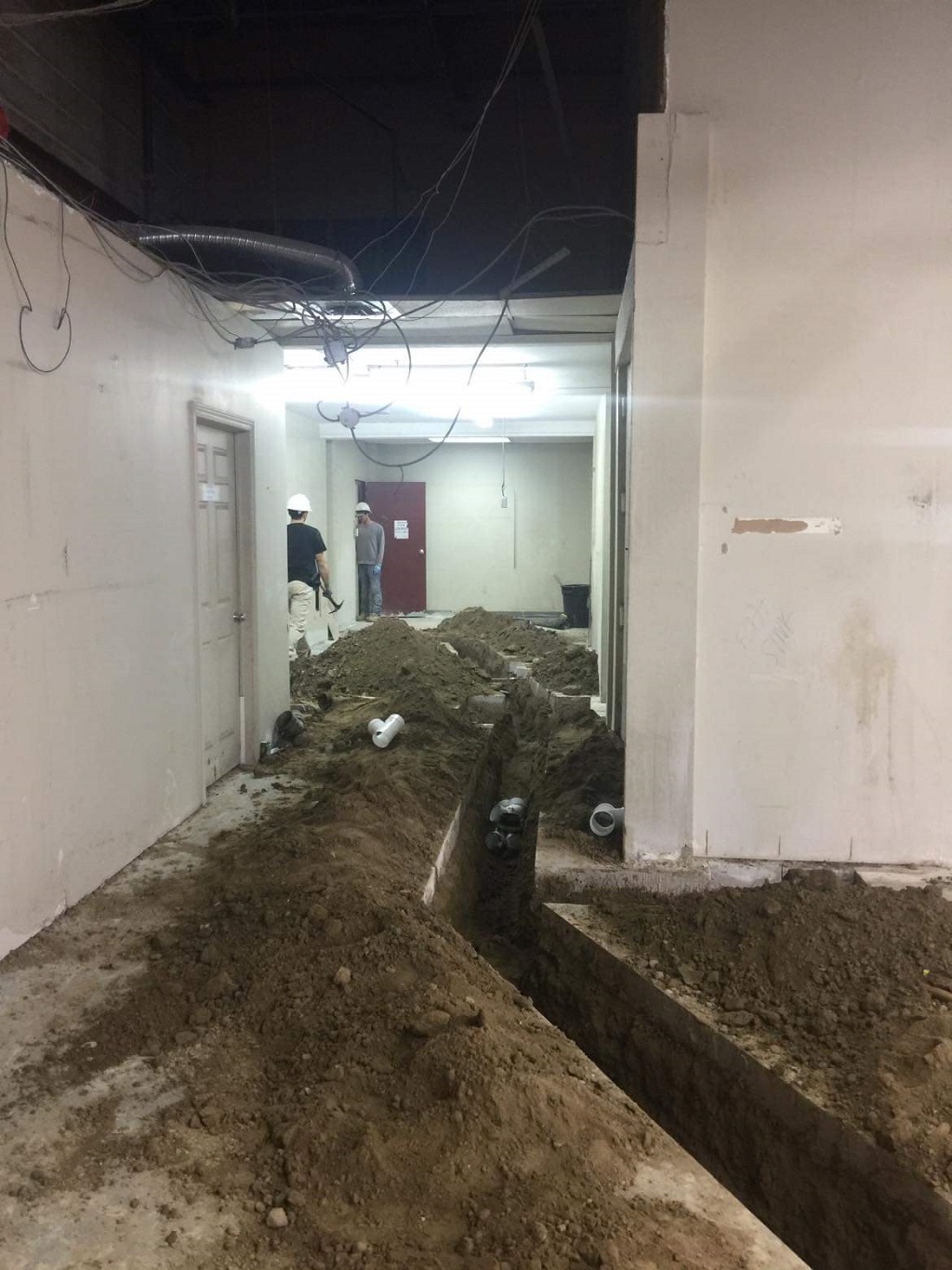 Commercial Drain Installation 9