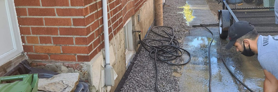 Exterior waterproofing