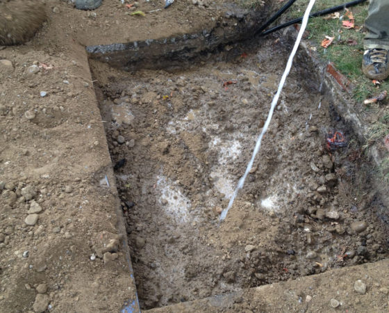 Exterior backfill